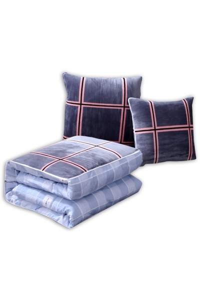 Order solid color plaid crystal velvet dual-purpose pillow quilt Car sofa cushion pillow manufacturer 40*40cm / 45*45cm / 50*50cm TAGS Neighborhood Welfare Association Booth Game Show Online Event ZOOM MEETING Event TEE, Online Event Gifts SKBD027 side view